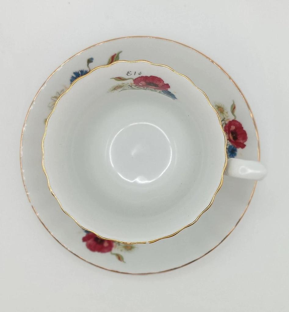 🌹Duo de tasses à café et soucoupes vintage 🌹